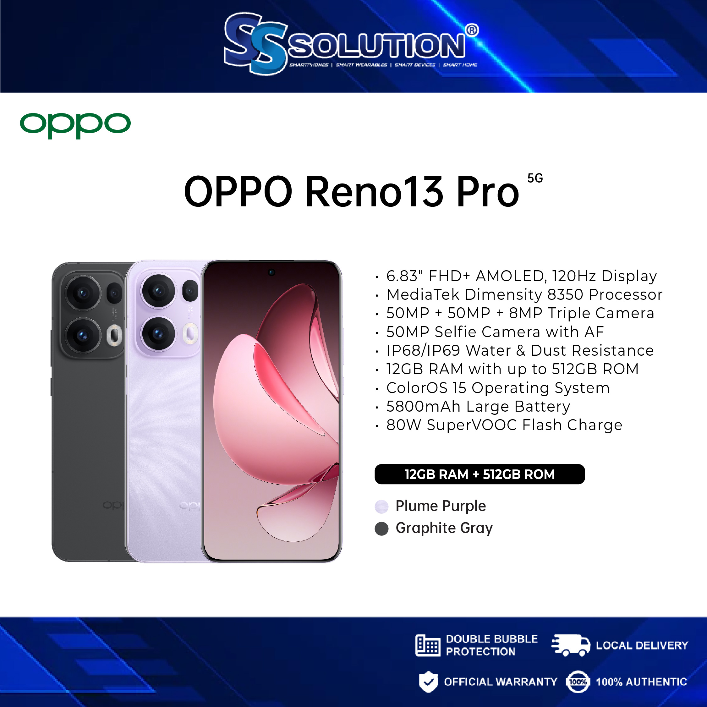 PRE-ORDER OPPO RENO 13 PRO 5G MC-03