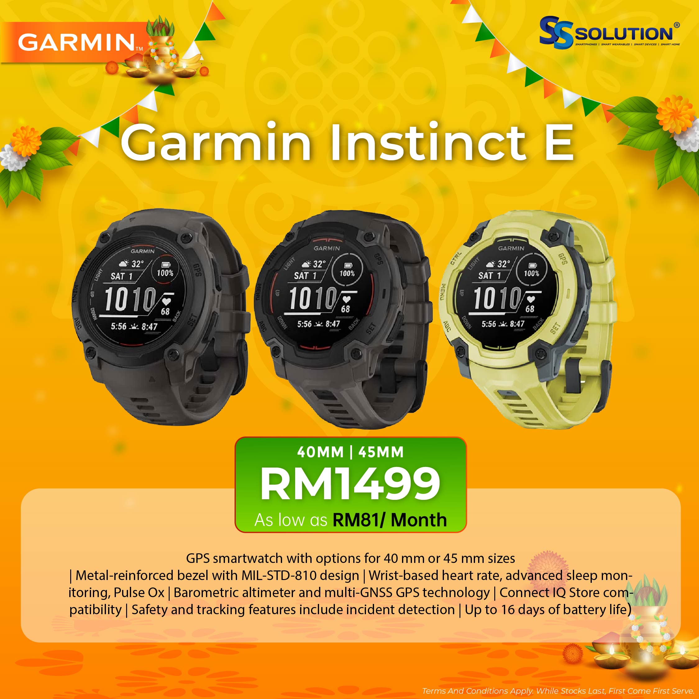 GARMIN INSTINCT E-01