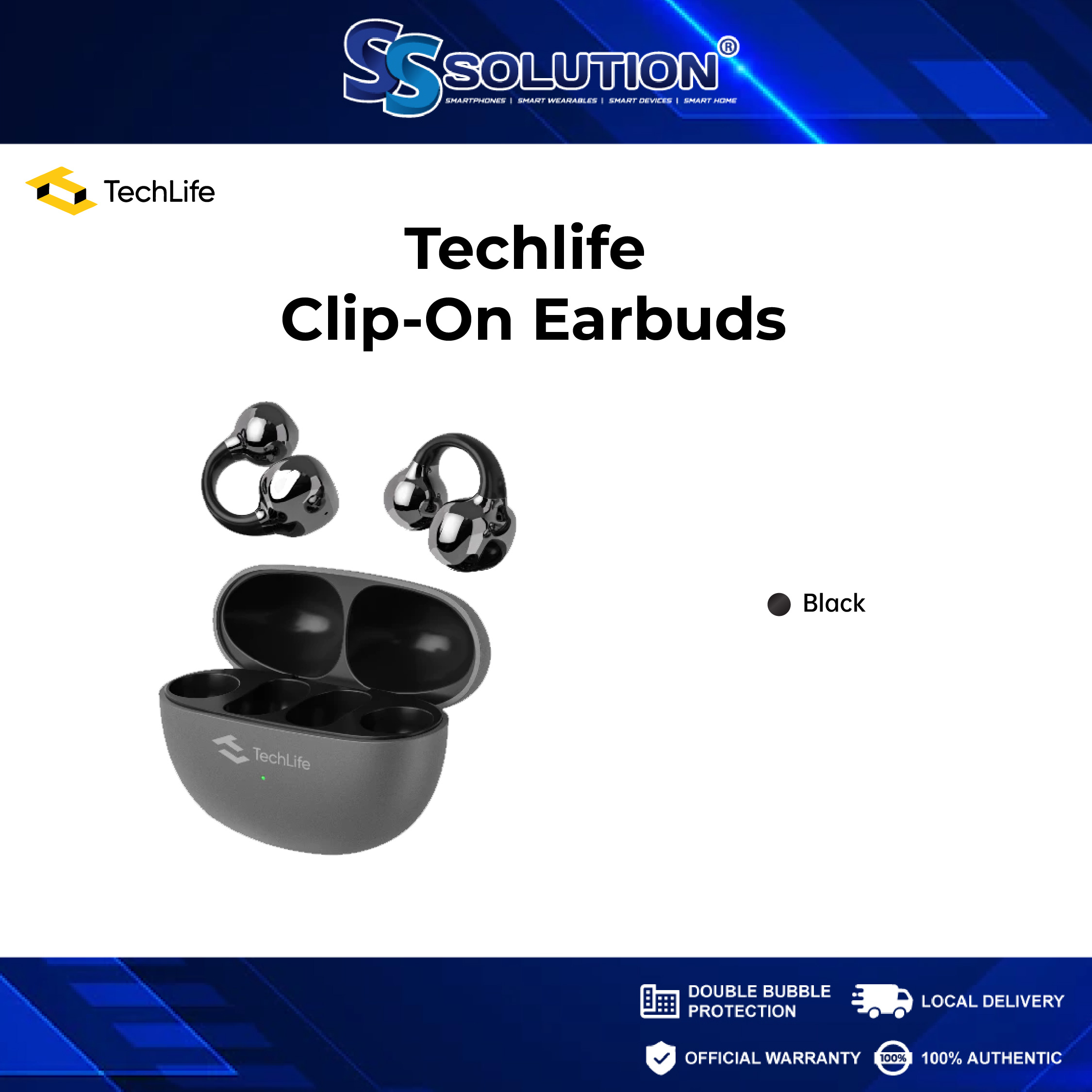 TechLife Clip-On Earbuds4
