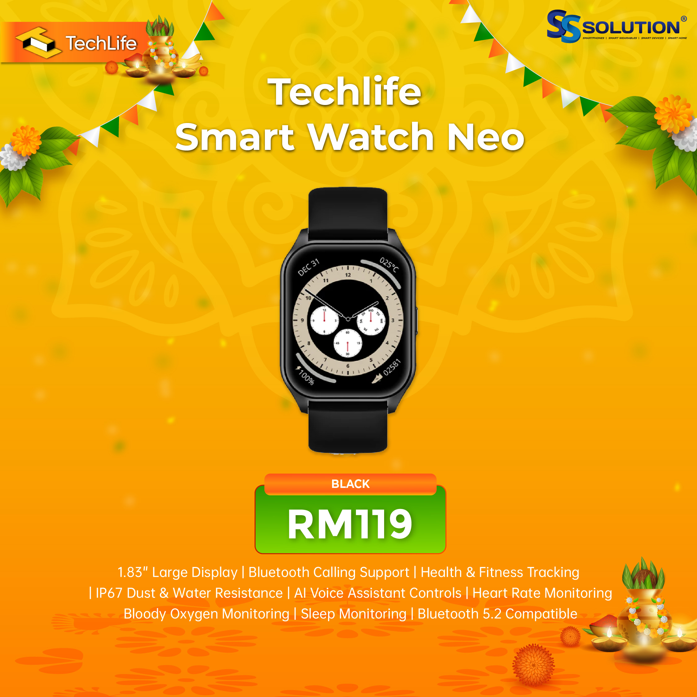 TechLife Smart Watch Neo-01