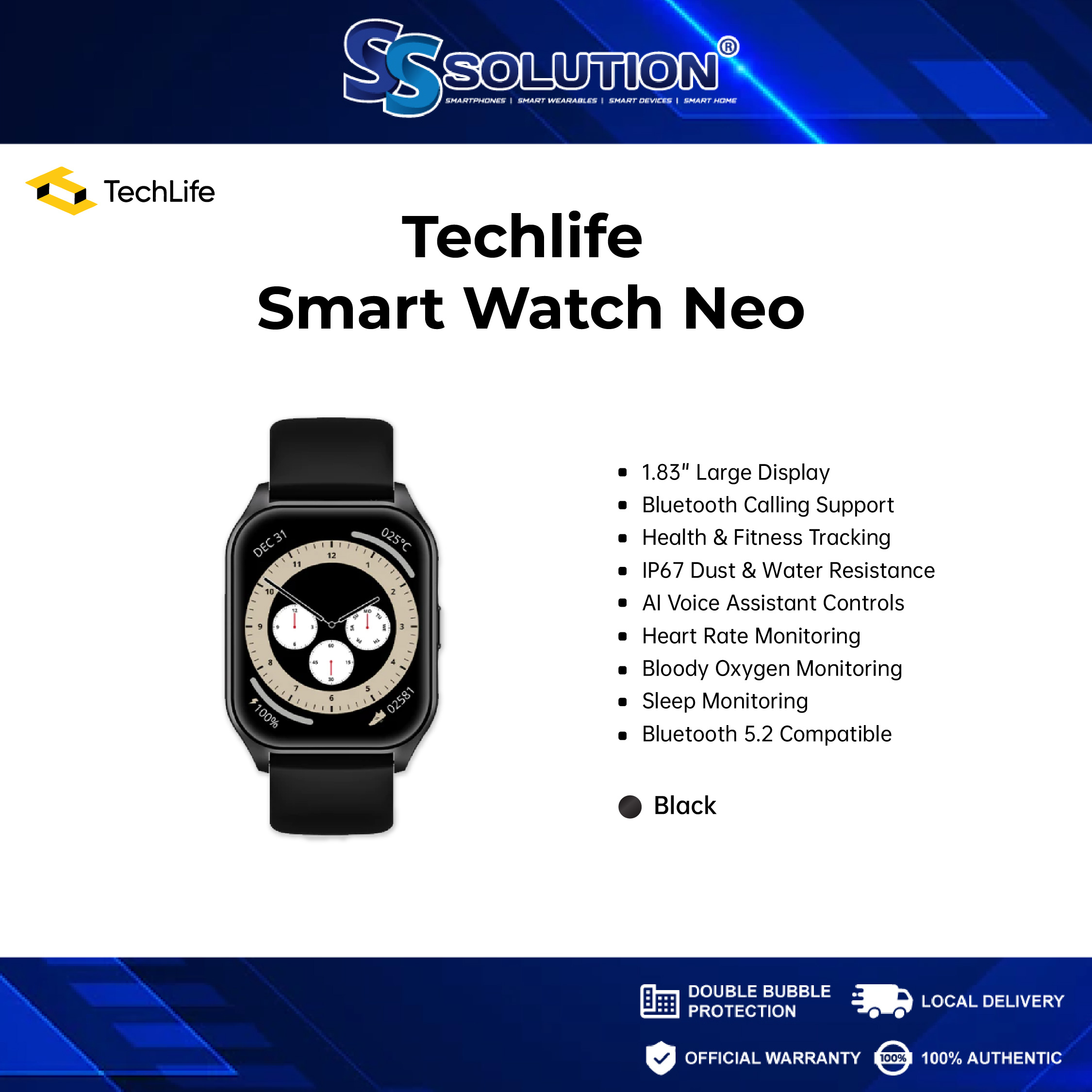 TechLife Smart Watch Neo-02