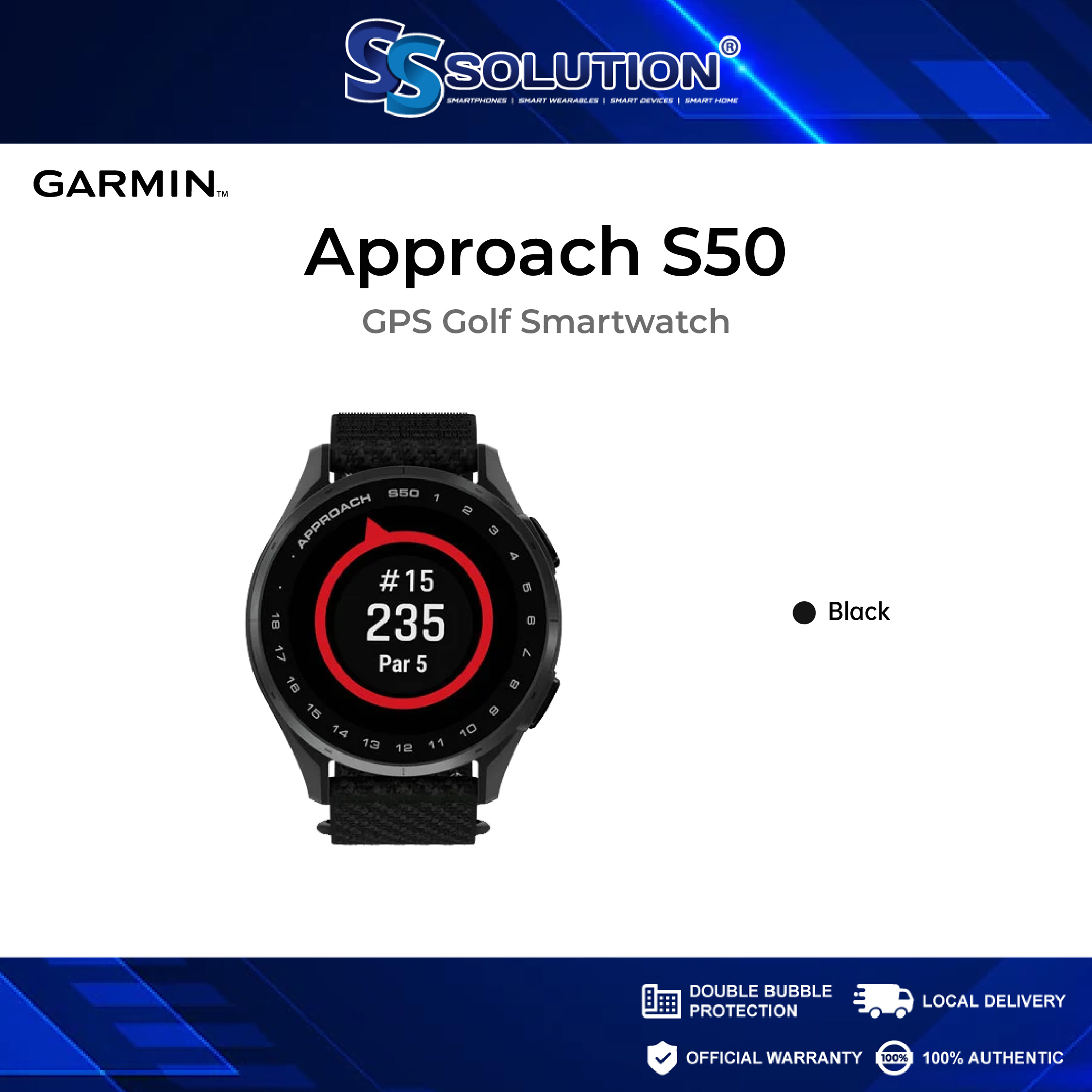 Garmin Approach S50 – GPS Golf Smartwatch-04