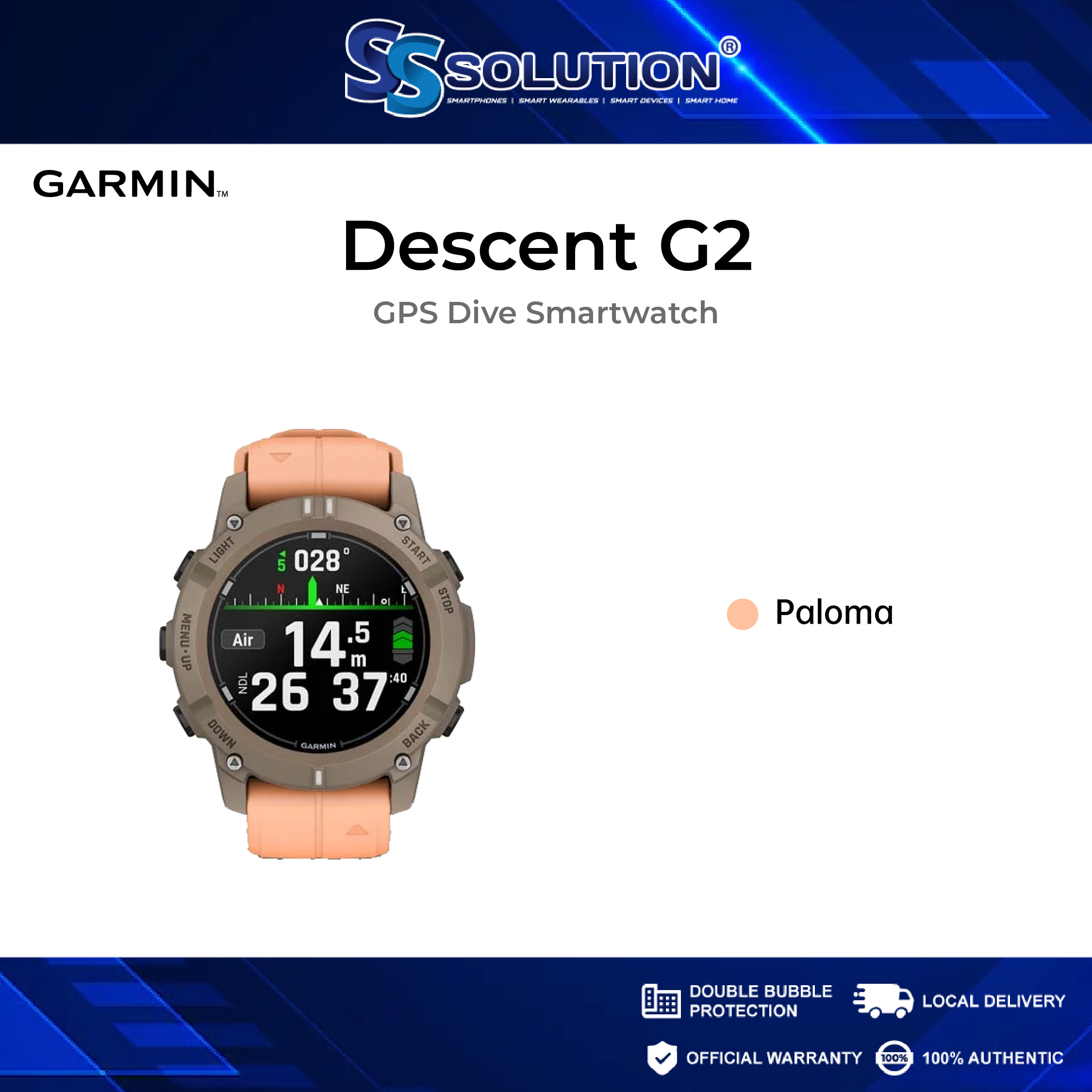 Garmin Descent G2 – GPS Dive Smartwatch-03
