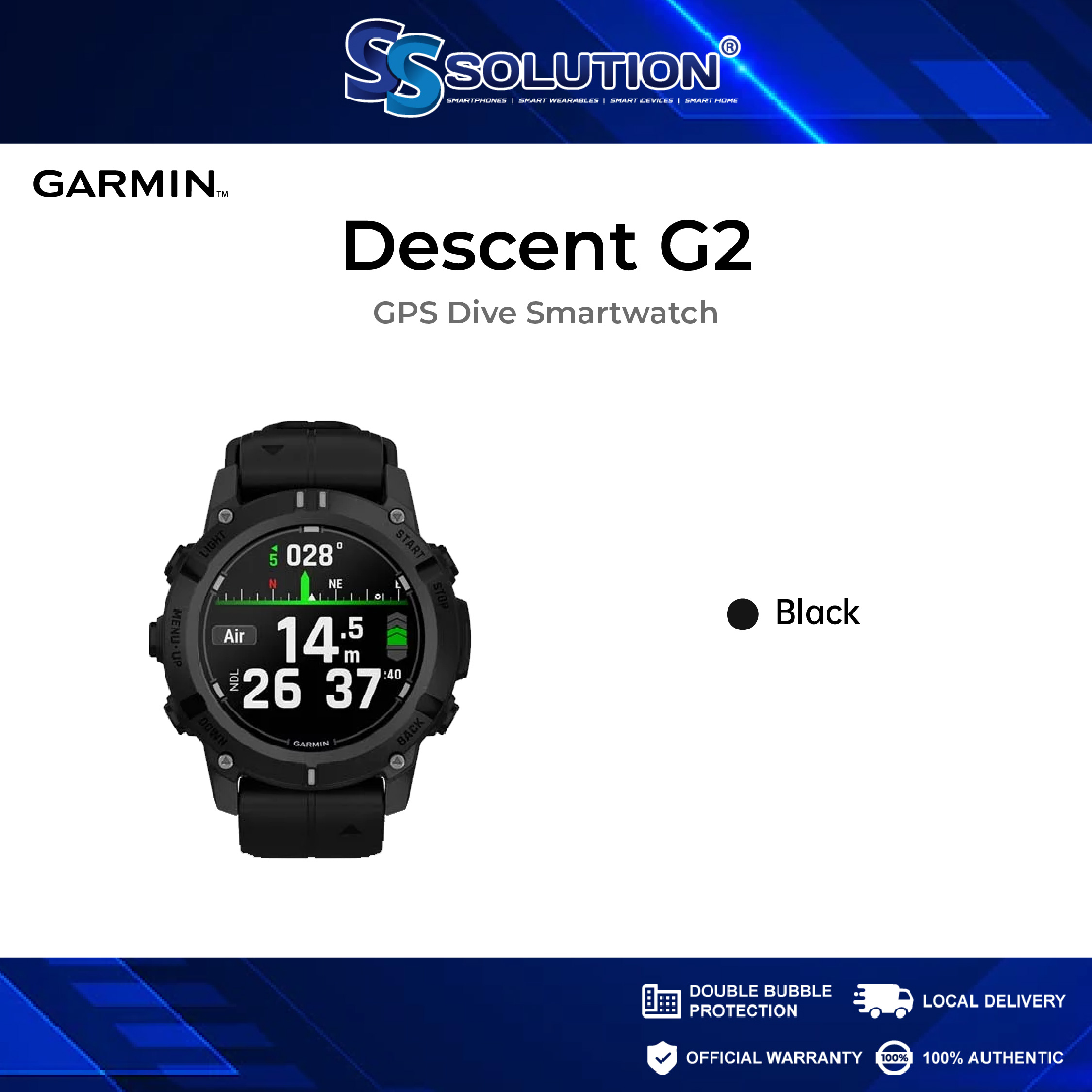 Garmin Descent G2 – GPS Dive Smartwatch-04