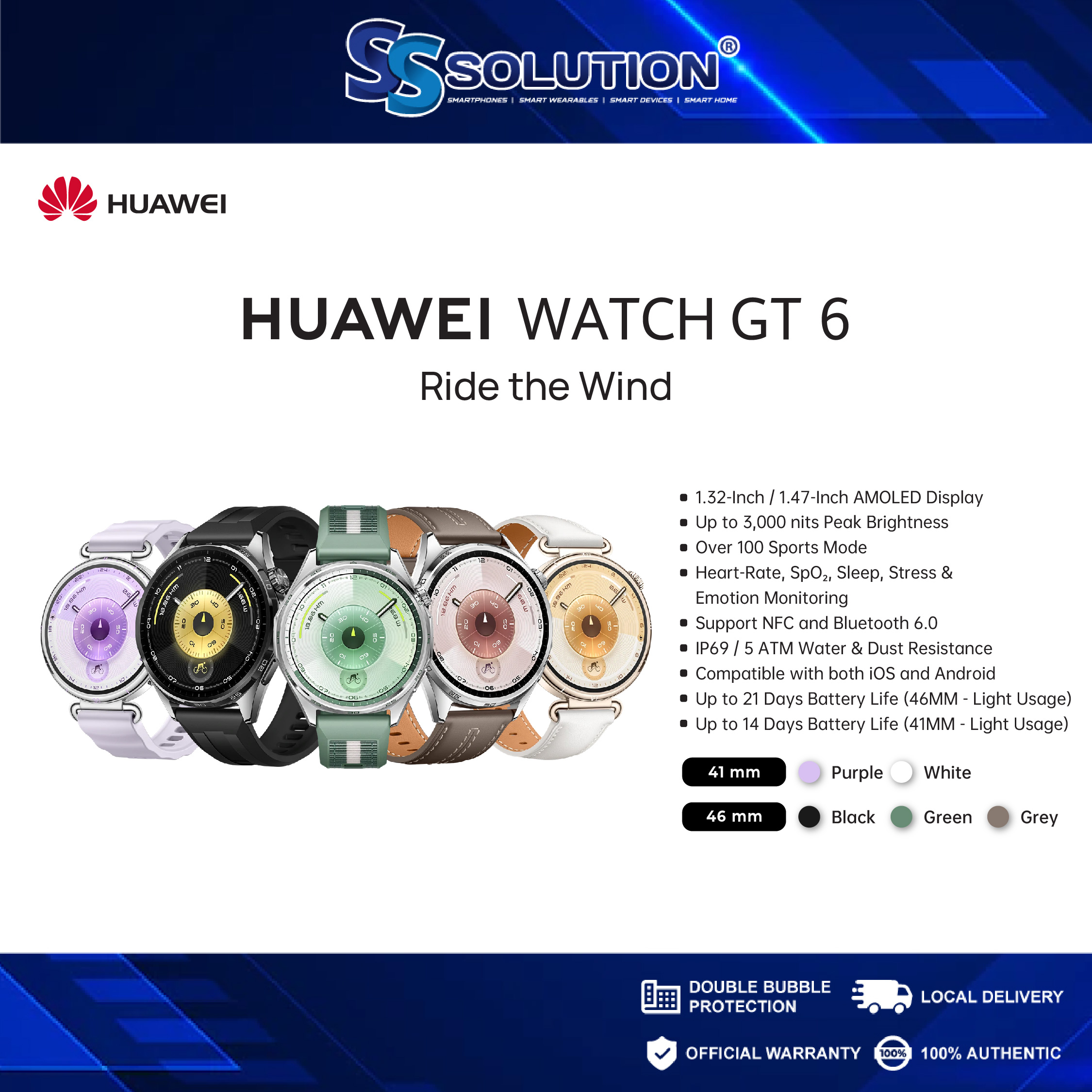 HUAWEI Watch GT 6-16