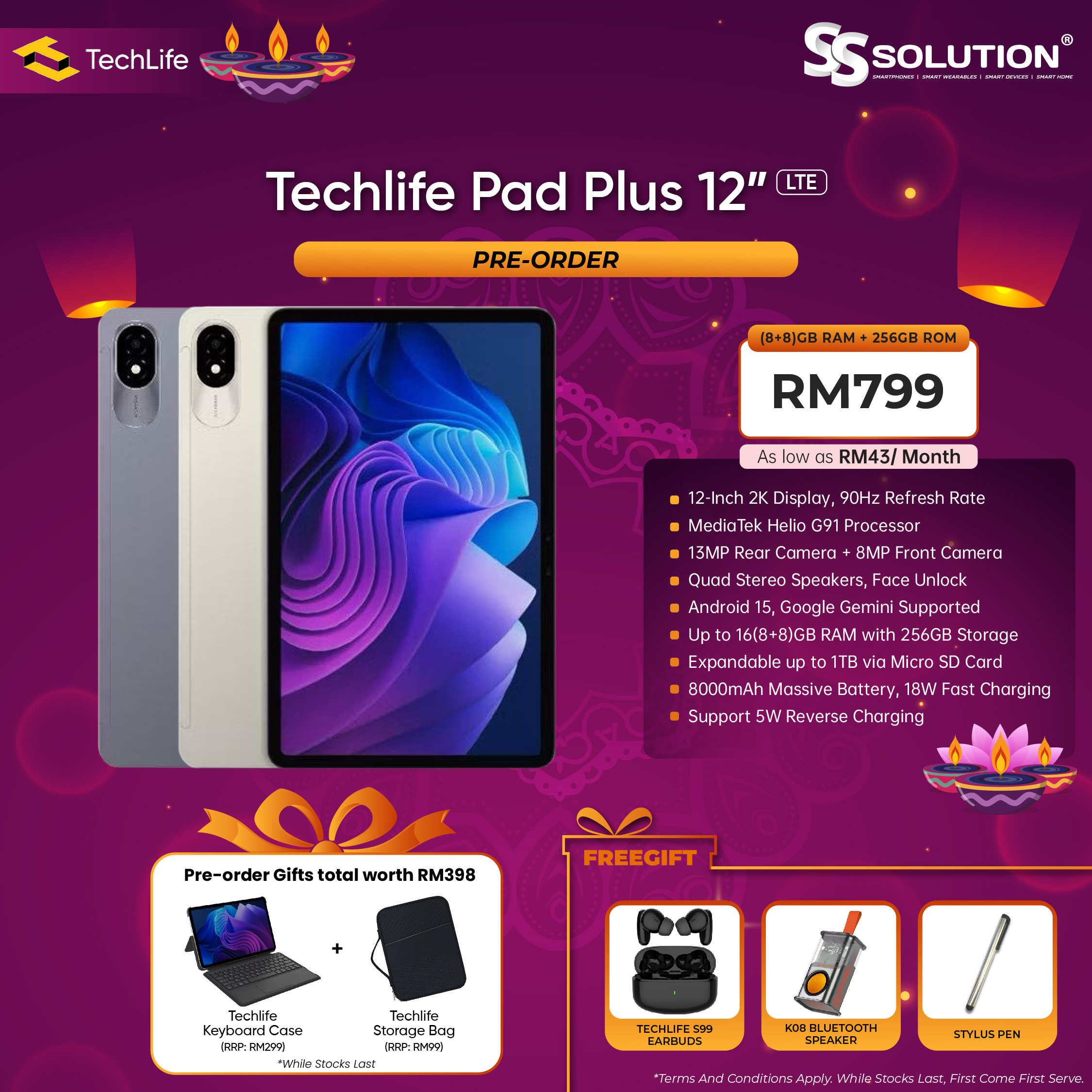 TECHLIFE PAD PLUS 12-02