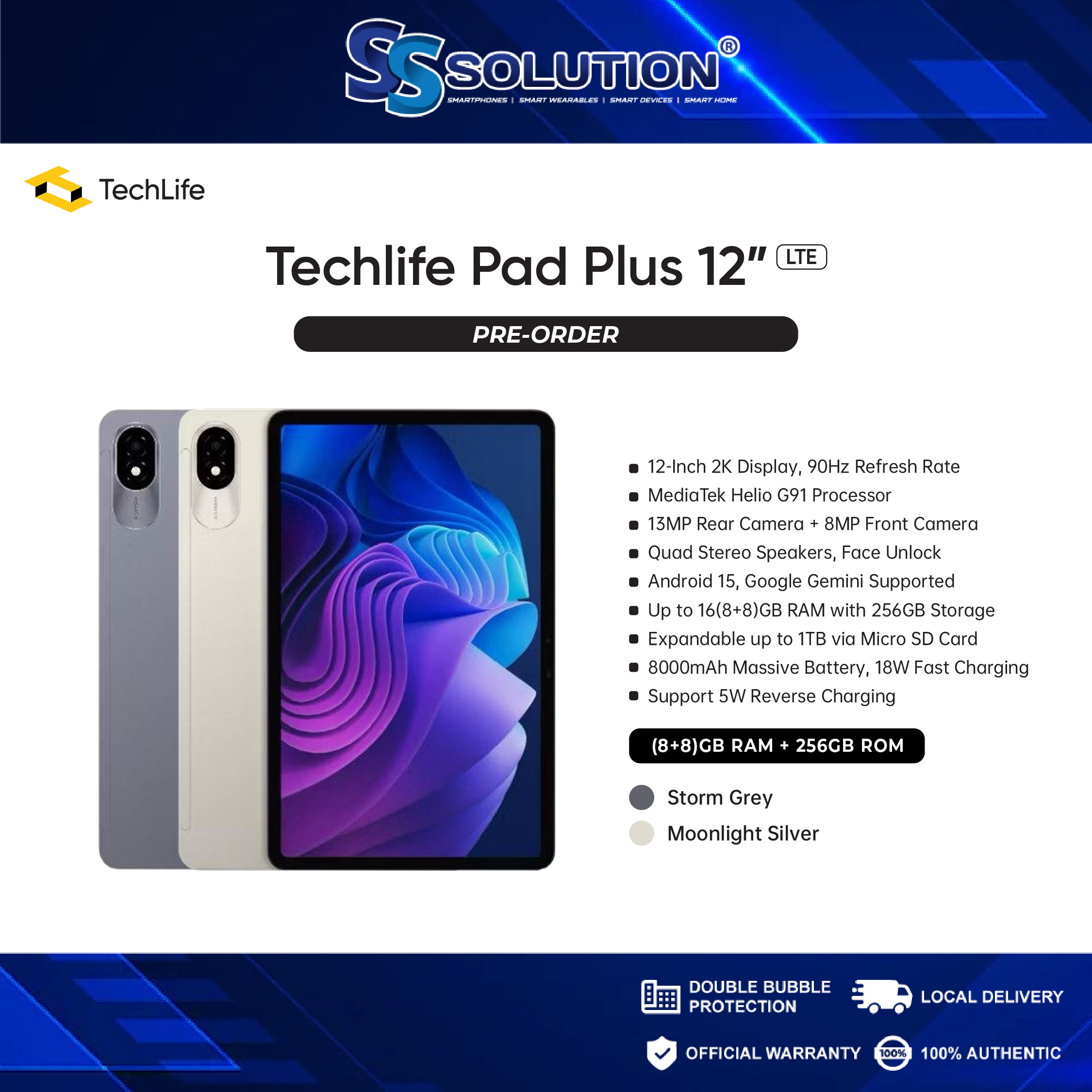 TECHLIFE PAD PLUS 12-03